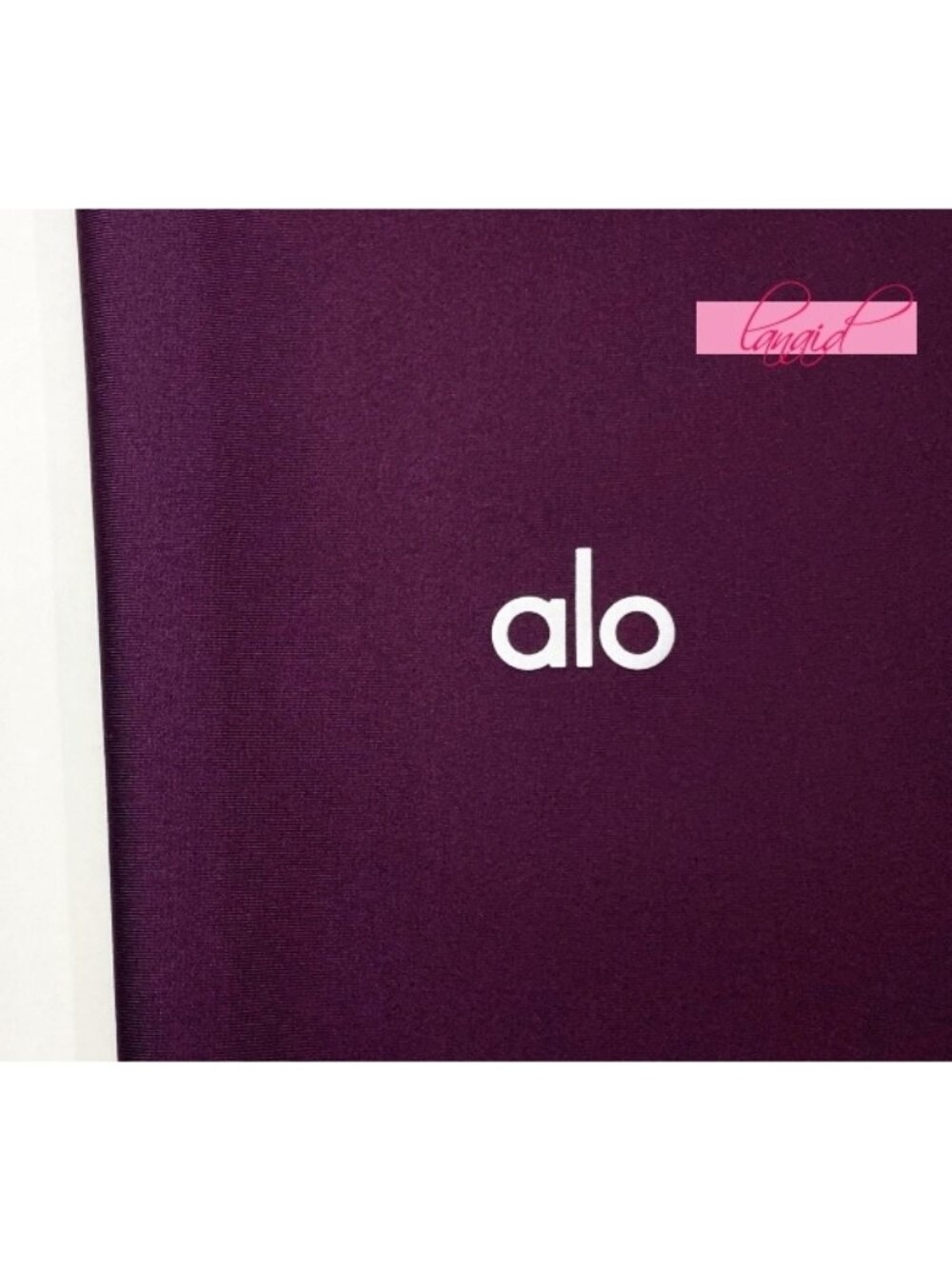Alo 7/8 High-Waist Airlift Leggings Dark Plum Purple Hi-Rise Waisted Skinny Pant - Picture 8 of 10